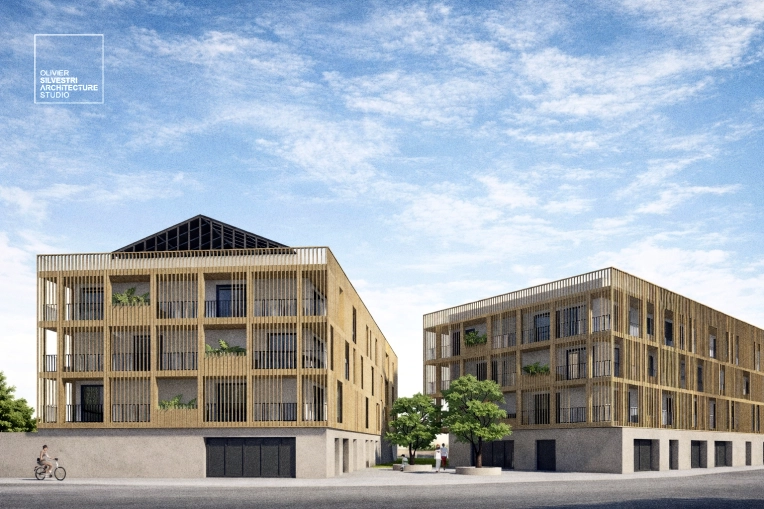 Appartement, Résidentiel collectif, Bâtiment professionnel, Bâtiment accueillant du public (ERP), Construction neuve, Moderne