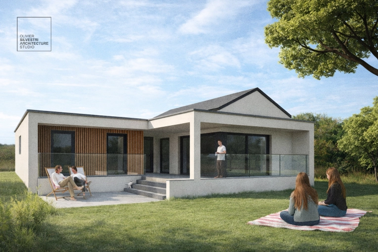 Maison individuelle, Maison de campagne, Construction neuve, Villa, Permis de construire, Suivi de chantier