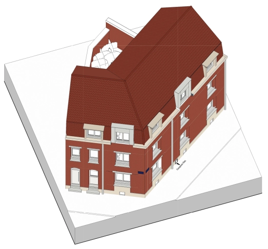 Historical / Listed Buildings, Conversion, Exterior, Apartment, Multi-unit Residential, Public Access Buildings, Renovation, Townhouses, Restoration, Energy renovation, Attic, contemporary, Modern, Traditional, Classic