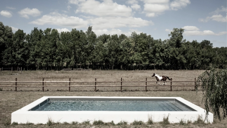 Maison individuelle, Maison de campagne, Piscine, Contemporain