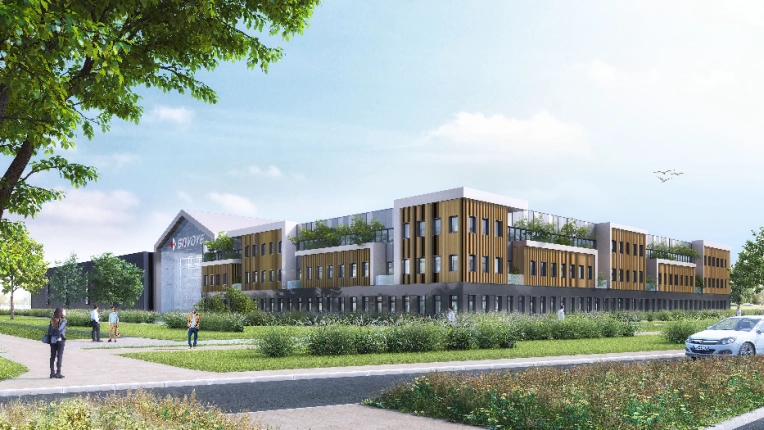 Offices, Industrial Buildings, New Build, contemporary, Modern