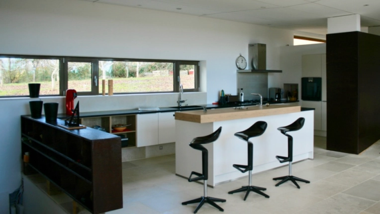 Maison individuelle, Architecture d’intérieur, Construction neuve, Contemporain