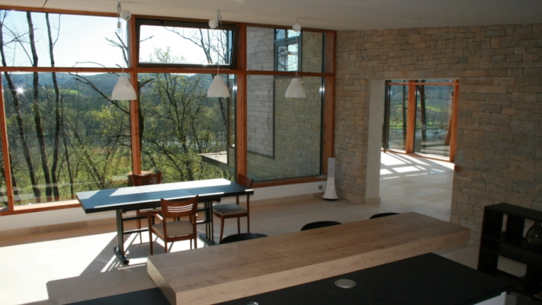 Maison individuelle, Architecture d’intérieur, Construction neuve, Contemporain