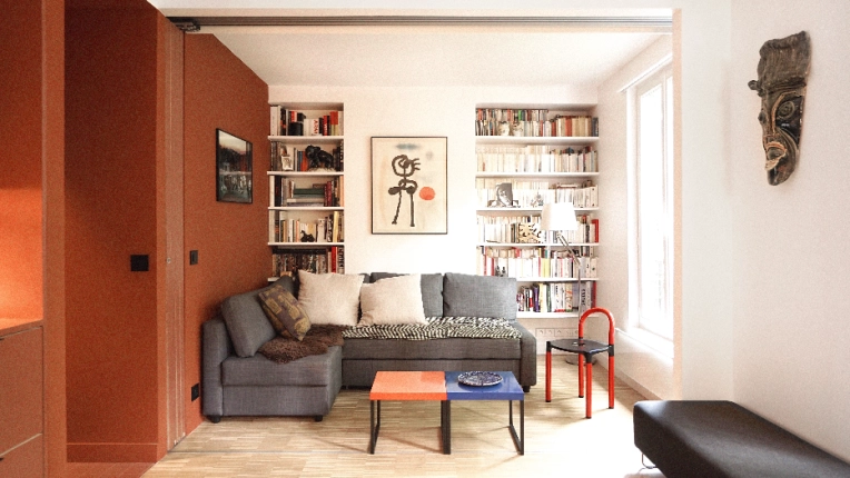 Appartement, Architecture d’intérieur, Réhabilitation, Contemporain, Minimaliste