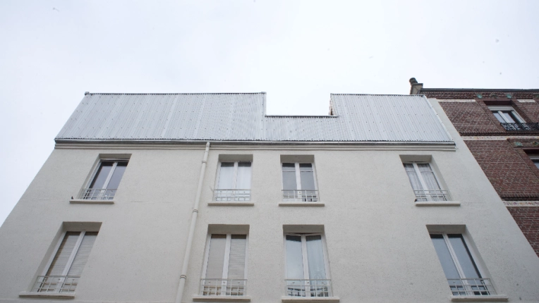 Surélévation, Appartement, Contemporain, Minimaliste