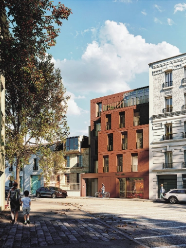 Résidentiel collectif, Construction neuve, Contemporain, Minimaliste