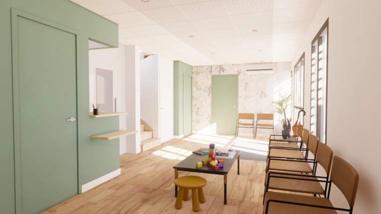 Transformation, Bâtiment professionnel, Bâtiment accueillant du public (ERP), Contemporain