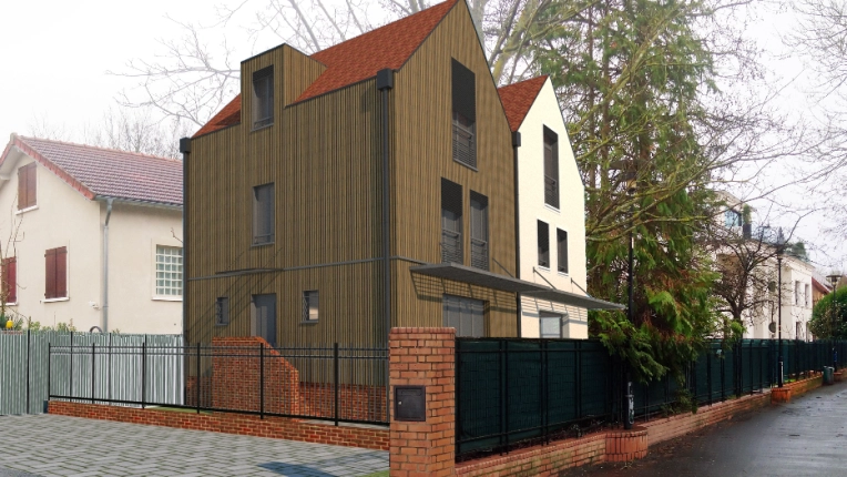 Maison individuelle, Maison de ville, Construction neuve, Contemporain, Traditionnel