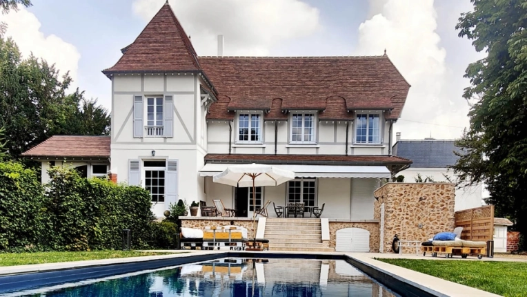 Jardin, Terrasse, Maison individuelle, Exterieur, Piscine, Construction neuve, Moderne