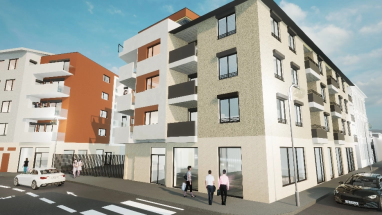Commerce, Résidentiel collectif, Bureau, Construction neuve, Contemporain