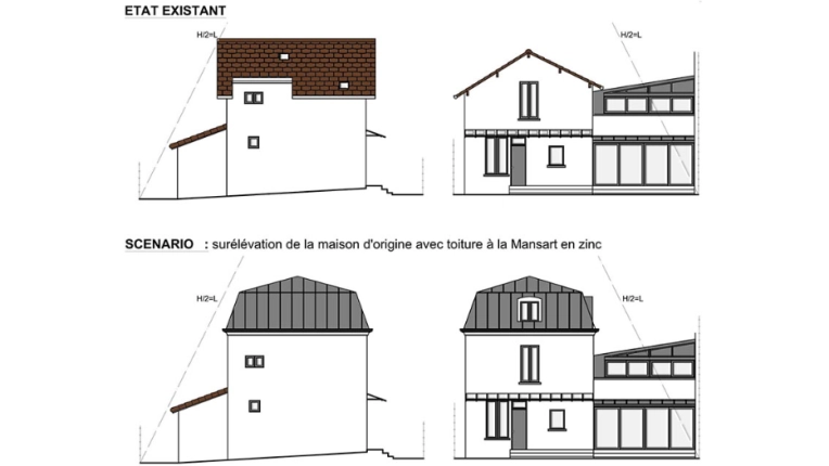 Vertical expension, Single-Family Homes, Townhouses, Feasibility Studies, Attic, Traditional