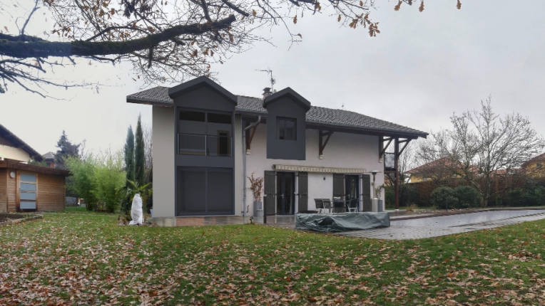 Extension, Villa, Contemporain, Traditionnel