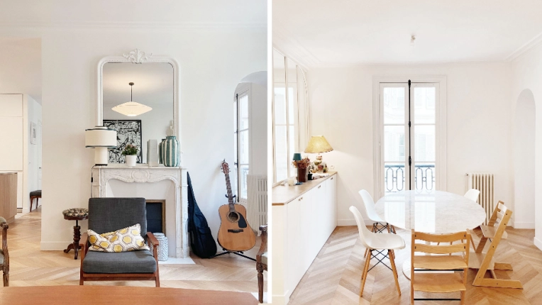 Apartment, Renovation, Interior Architecture & Design, contemporary, Classic