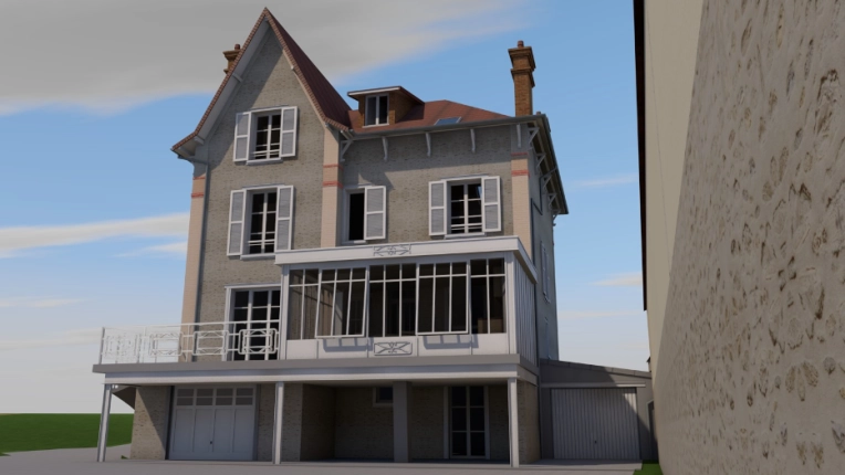 Single-Family Homes, Country Homes, Extension, Villa, Traditional, Classic, historical