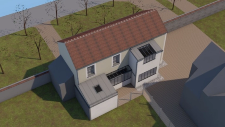 Vertical expension, Single-Family Homes, contemporary, Traditional