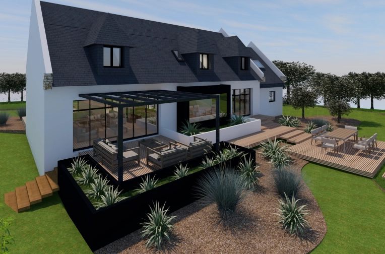 Landscape Architecture, Patios & Terraces, Exterior, Renovation, Interior Architecture & Design, Extension, Energy renovation, Design / Plans, Building permits, Construction Management