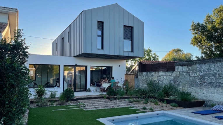 Rénovation, Maison de ville, Construction neuve, Contemporain