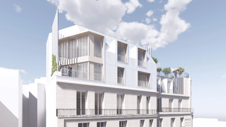 Surélévation, Appartement, Contemporain
