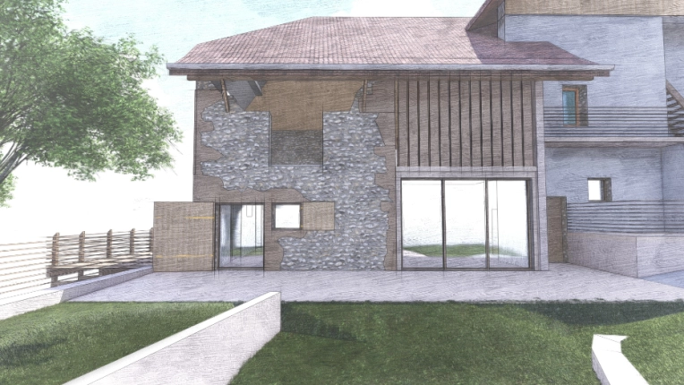 Maison individuelle, Réhabilitation, Contemporain