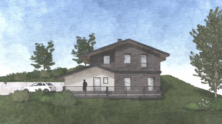 Chalet / Maison en bois, Construction neuve, Contemporain