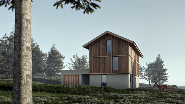 Maison individuelle, Construction neuve, Contemporain