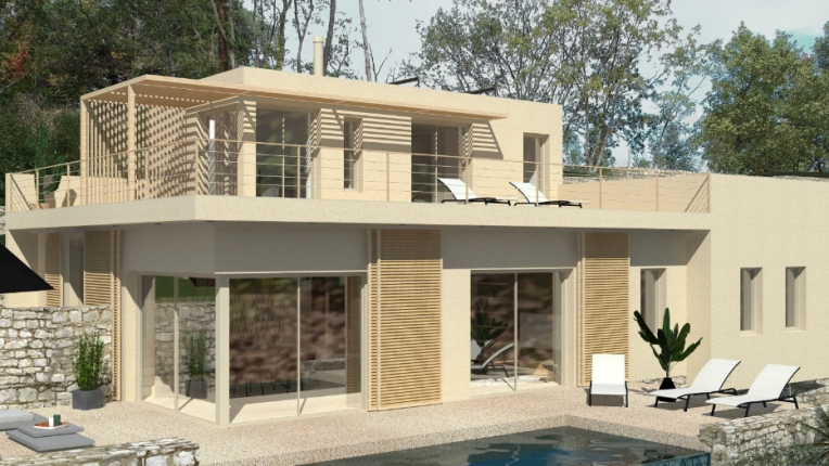 Maison individuelle, Maison passive / écologique, Construction neuve, Contemporain, Moderne
