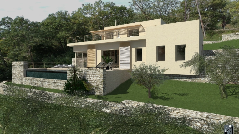 Maison passive / écologique, Construction neuve, Minimaliste