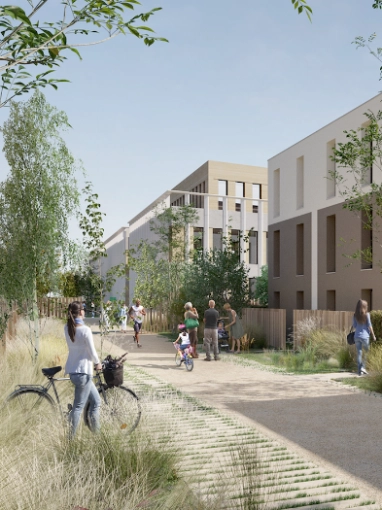 Maison passive / écologique, Maison de ville, Construction neuve, Contemporain