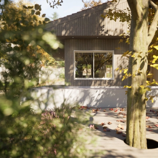 Jardin, Surélévation, Terrasse, Maison passive / écologique, Chalet / Maison en bois, Rénovation, Maison de campagne, Contemporain