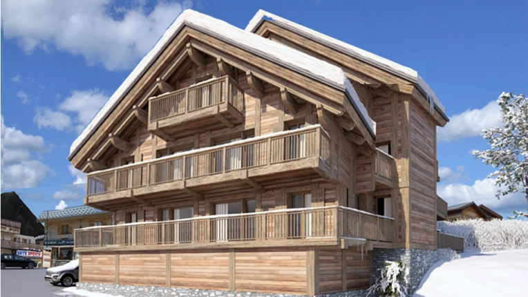 Chalet / Maison en bois, Appartement, Construction neuve, Traditionnel
