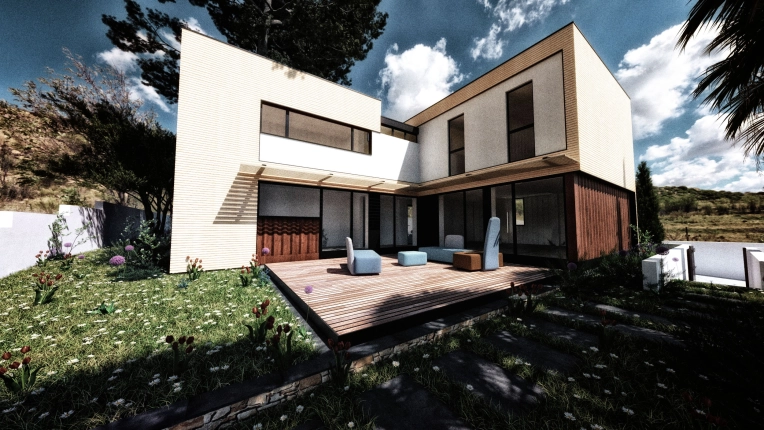 Single-Family Homes, New Build, Container house, Design / Plans, Building permits