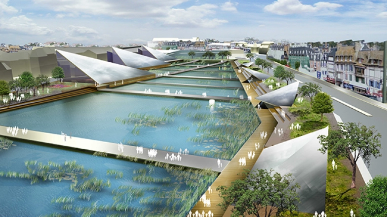 Patios & Terraces, Exterior, Public Access Buildings, New Build, Feasibility Studies, contemporary, Modern