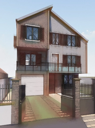 Townhouses, New Build, contemporary, Modern