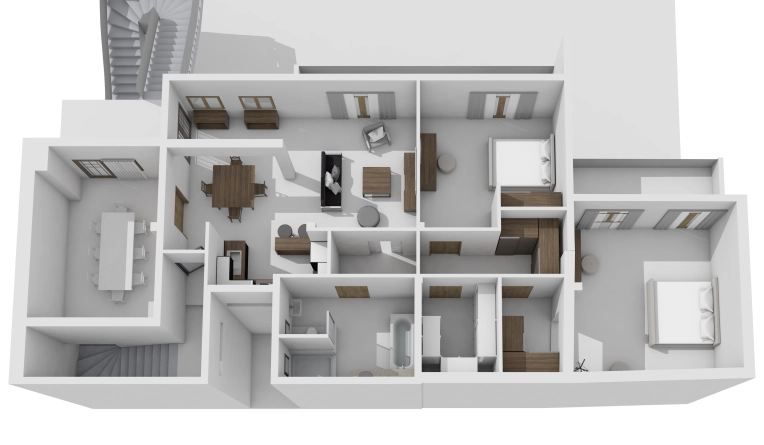 Conversion, Apartment, Modern