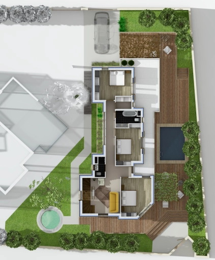 Townhouses, New Build, contemporary