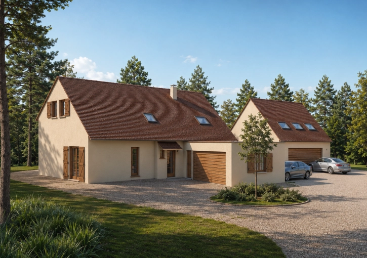 Jardin, Maison individuelle, Chalet / Maison en bois, Extérieur, Rénovation, Maison de campagne, Extension, Aménagement combles, Garage, Plan, Permis de construire, Conseil