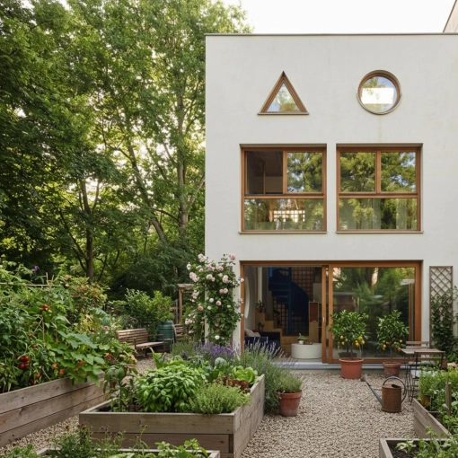 Jardin, Maison individuelle, Maison passive / écologique, Maison de ville, Architecture d’intérieur, Construction neuve, Plan, Permis de construire, Suivi de chantier, Conseil, Diagnostic, Déclaration de travaux