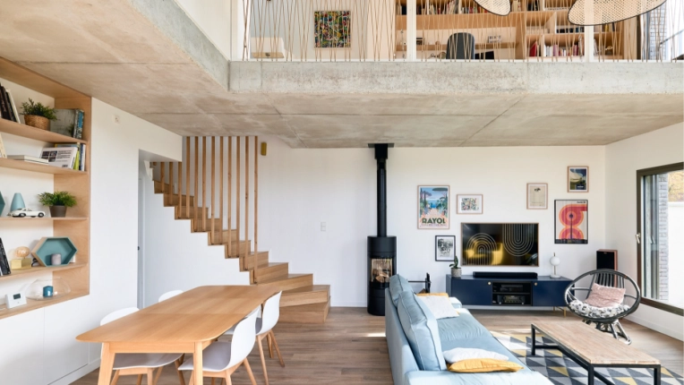 Maison individuelle, Construction neuve, Contemporain