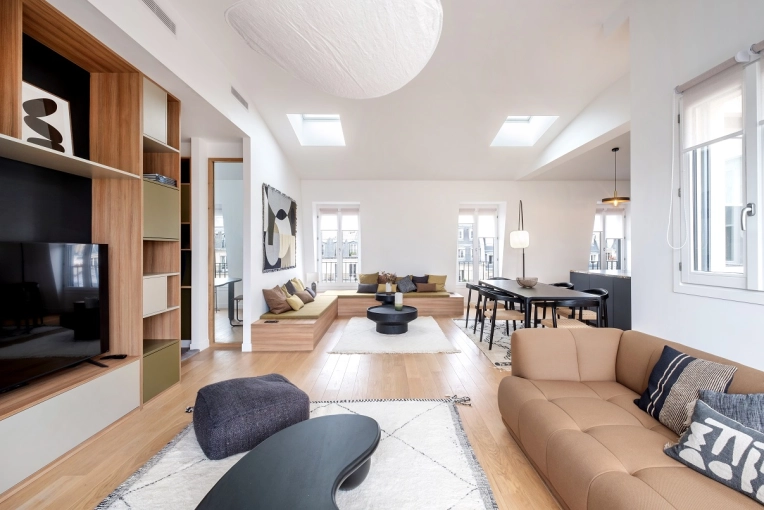 Surélévation, Appartement, Rénovation, Réhabilitation, Contemporain, Moderne