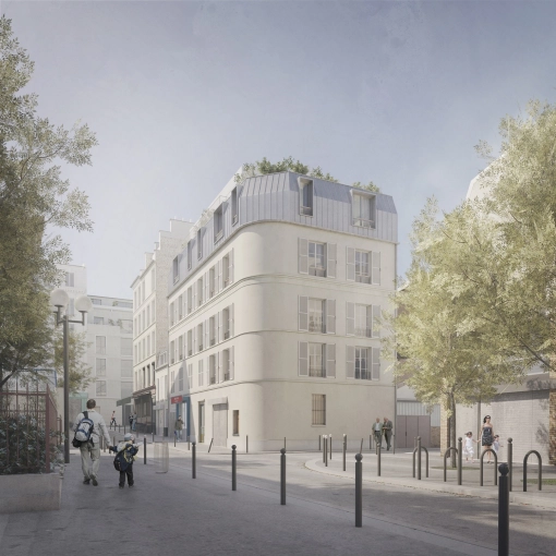 Surélévation, Appartement, Résidentiel collectif, Rénovation, Étude de faisabilité, Réhabilitation, Contemporain, Moderne
