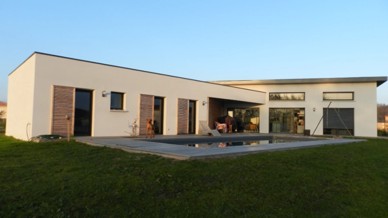 Maison individuelle, Construction neuve, Contemporain