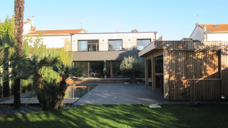 Surélévation, Rénovation, Maison de ville, Extension, Contemporain