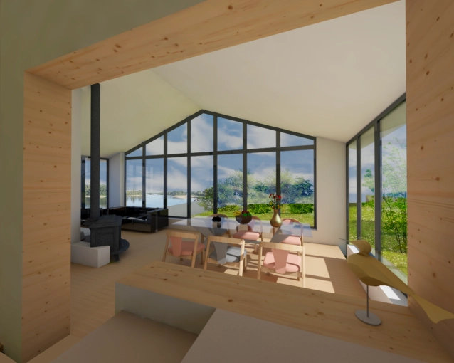 Maison individuelle, Architecture d’intérieur, Contemporain