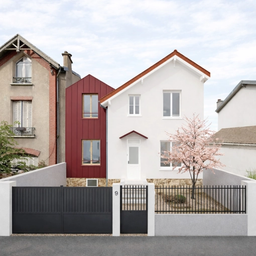 Surélévation, Maison individuelle, Maison passive / écologique, Maison de ville, Extension, Plan, Permis de construire