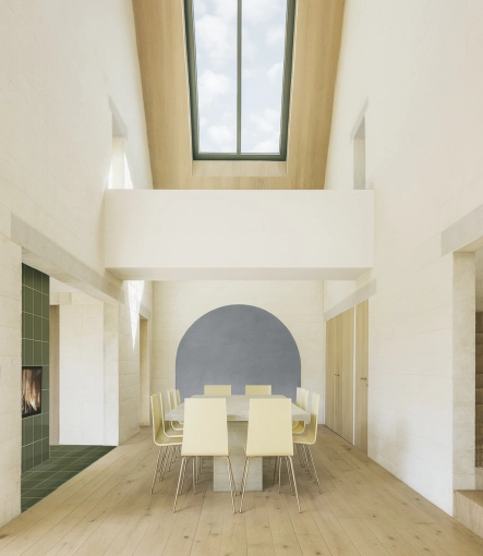 Maison individuelle, Maison passive / écologique, Maison de campagne, Construction neuve, Plan, Permis de construire