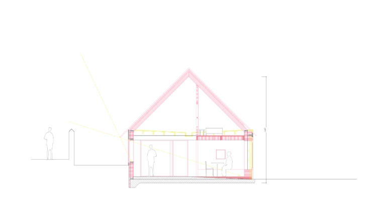 Transformation, Surélévation, Maison individuelle, Maison passive / écologique, Exterieur, Rénovation, Maison de campagne, Architecture d’intérieur, Extension, Étude de faisabilité, Réhabilitation, Rénovation énergétique, Contemporain