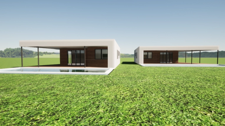 Single-Family Homes, Passive House / Eco-friendly, New Build, Villa, contemporary, Minimalist