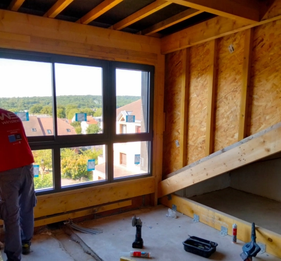 Surélévation, Maison de ville, Suivi de chantier