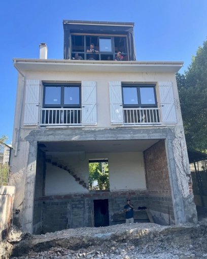 Surélévation, Rénovation, Maison de ville, Extension, Suivi de chantier