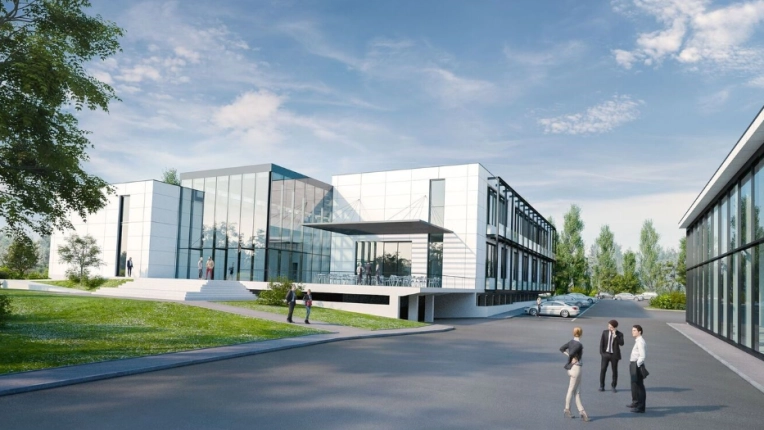 Bâtiment professionnel, Extension, Contemporain